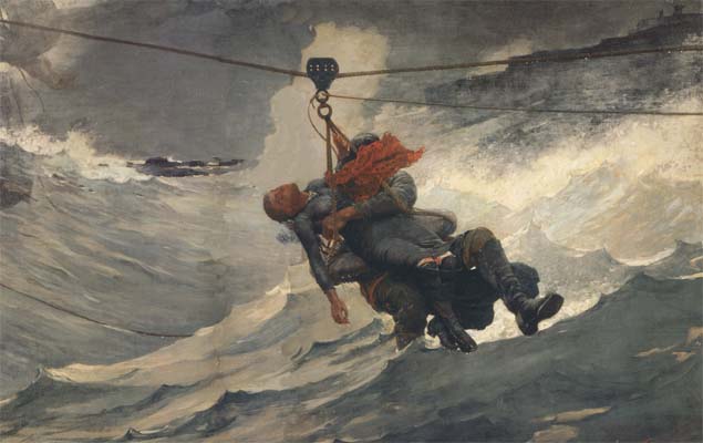 Winslow Homer The Life Line (mk44)